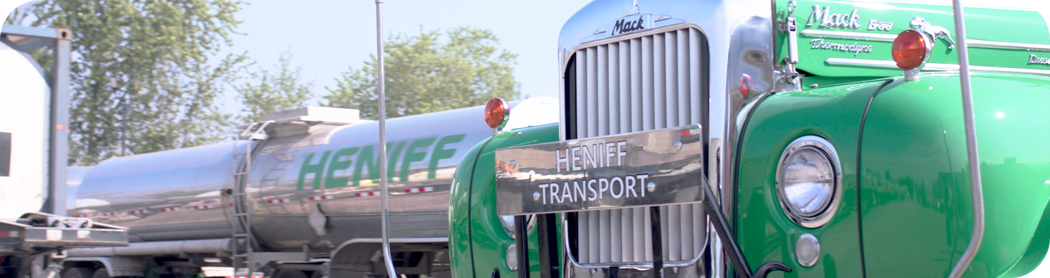 Front view of the semi-truck cab